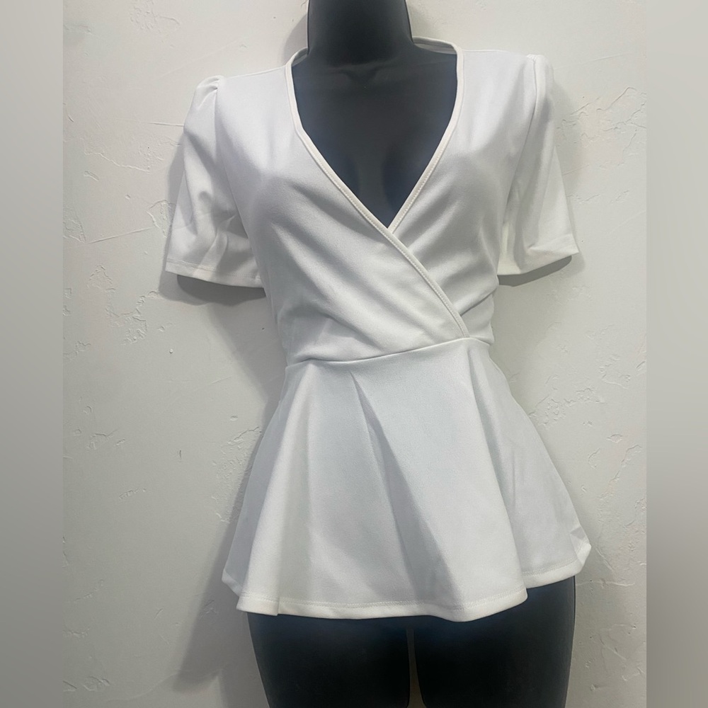 White Blouse casual but cute..